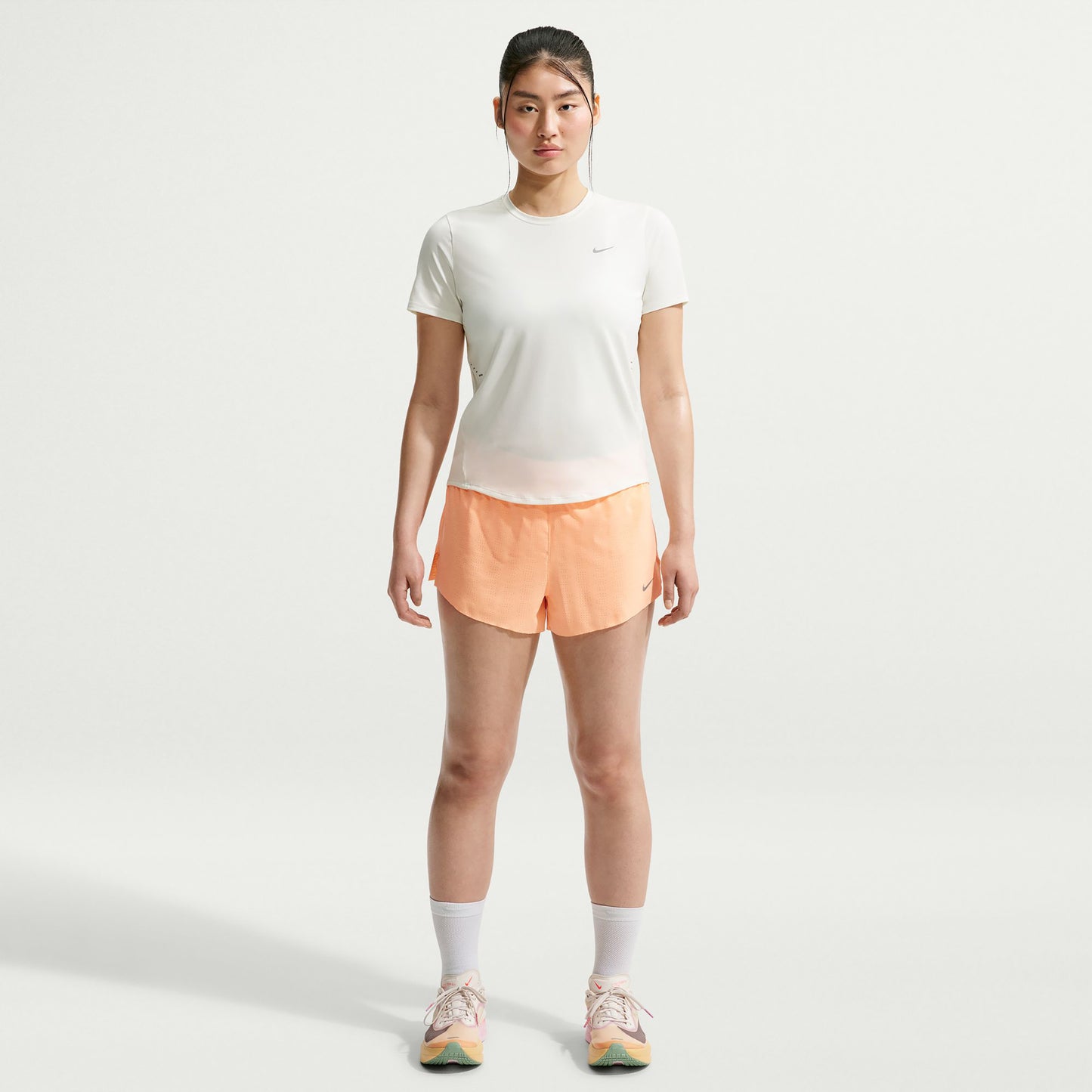 Nike Swift  Camicia da corsa Donna - bianco, argento