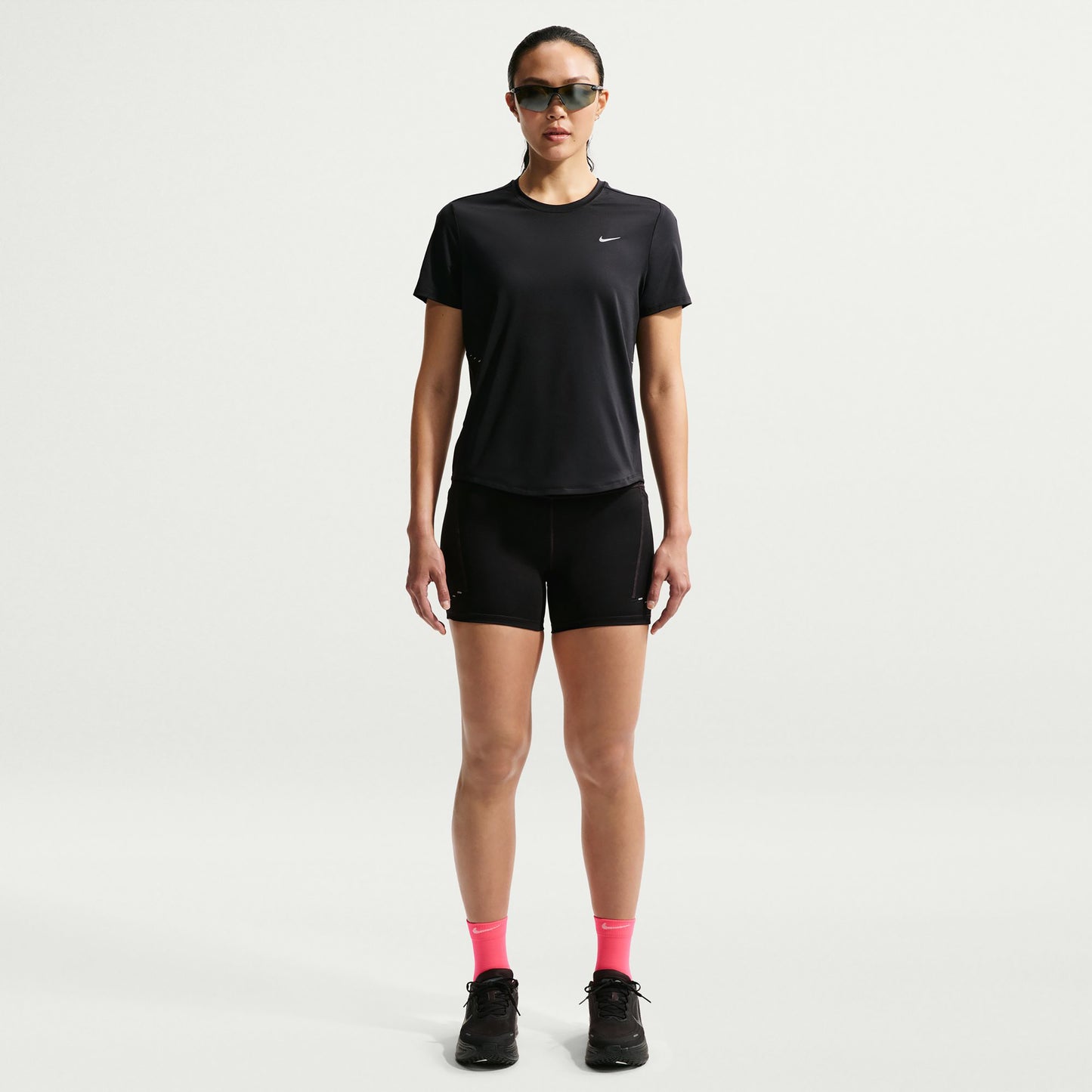 Nike Swift  Camicia da corsa Donna - nero, argento