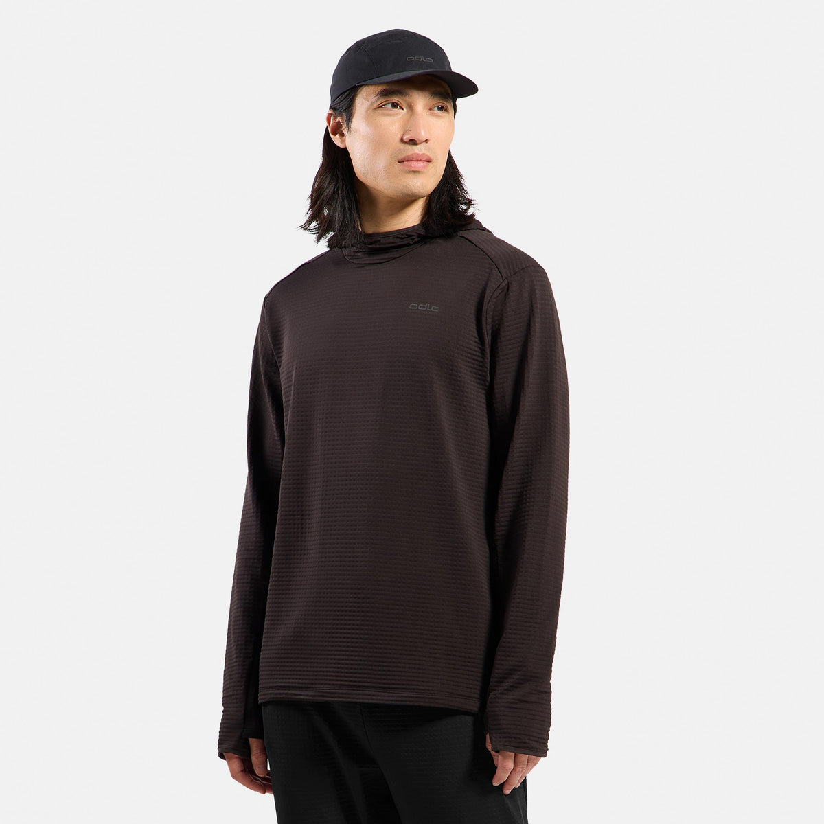 Odlo Essential Thermal Midlayer  Camicia da corsa Uomini - marrone