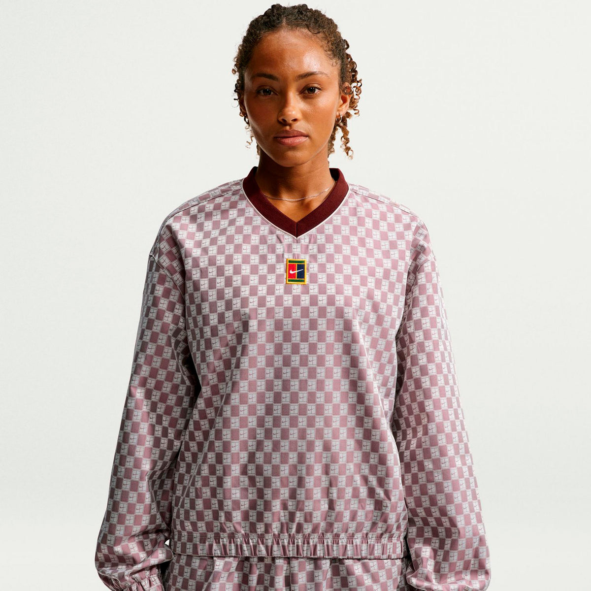 Nike Woven Manica lunga Donna - marrone