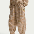 Mid-Rise Oversized Pantalone da allenamento Donna - beige