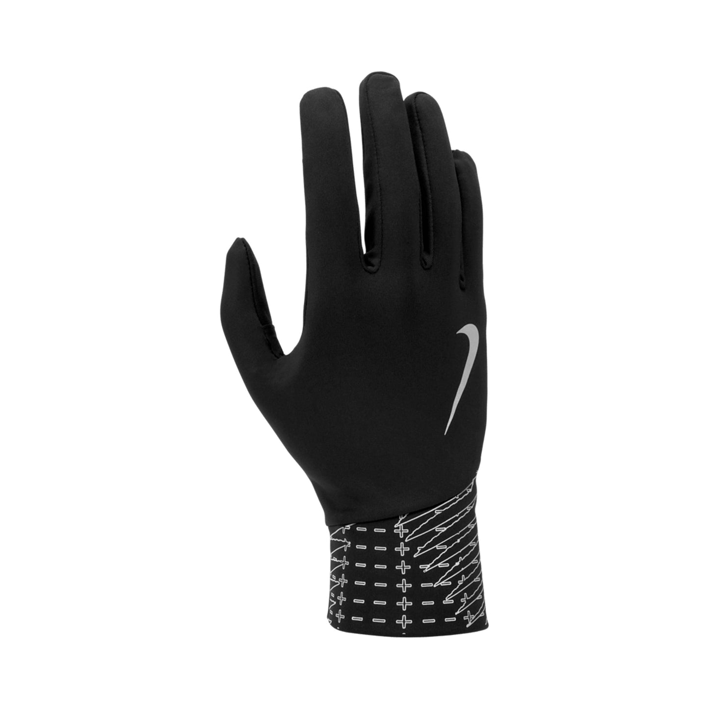 Nike Pacer Lightweight Reflective  Guanti da corsa Uomini - nero, argento