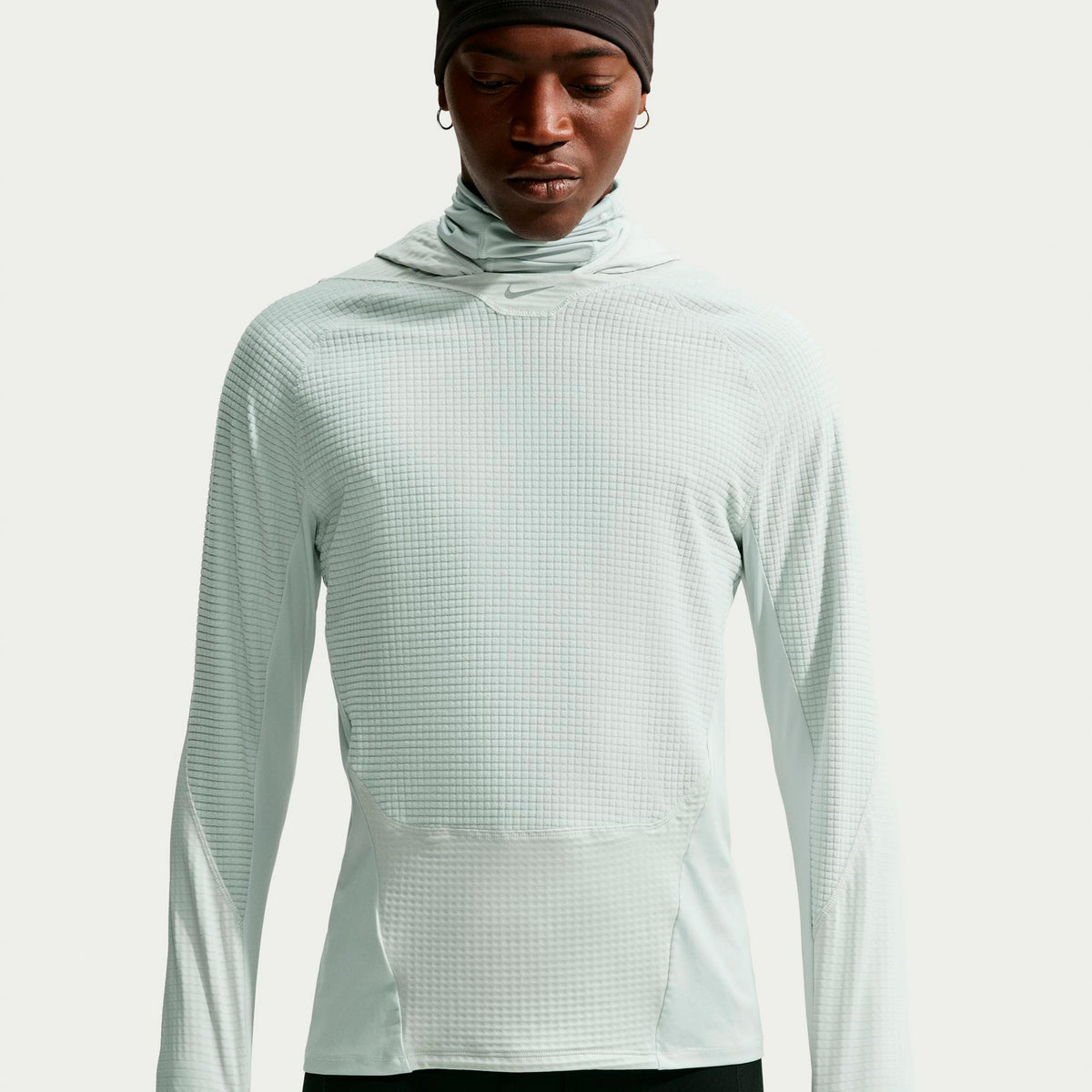 Nike Stride Therma-Fit  Camicia da corsa Uomini - grigio, argento