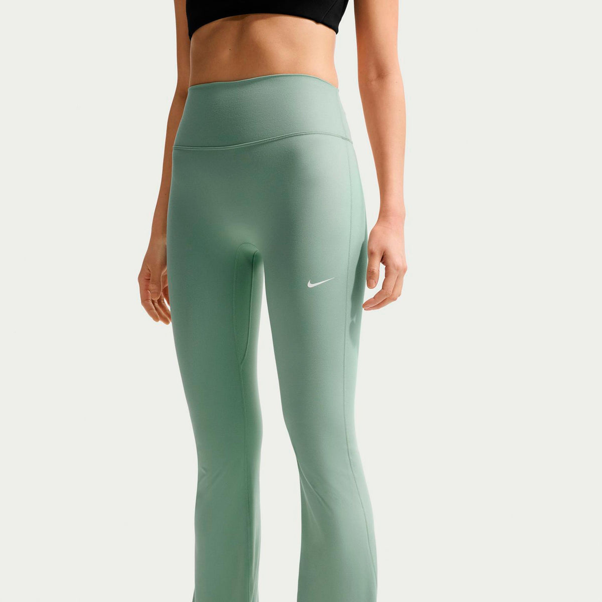 Nike One High Waist Flare Tight Calzamaglia Donna - salvia