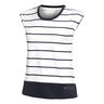 Maglietta Donna-Bianco,Blu Scuro