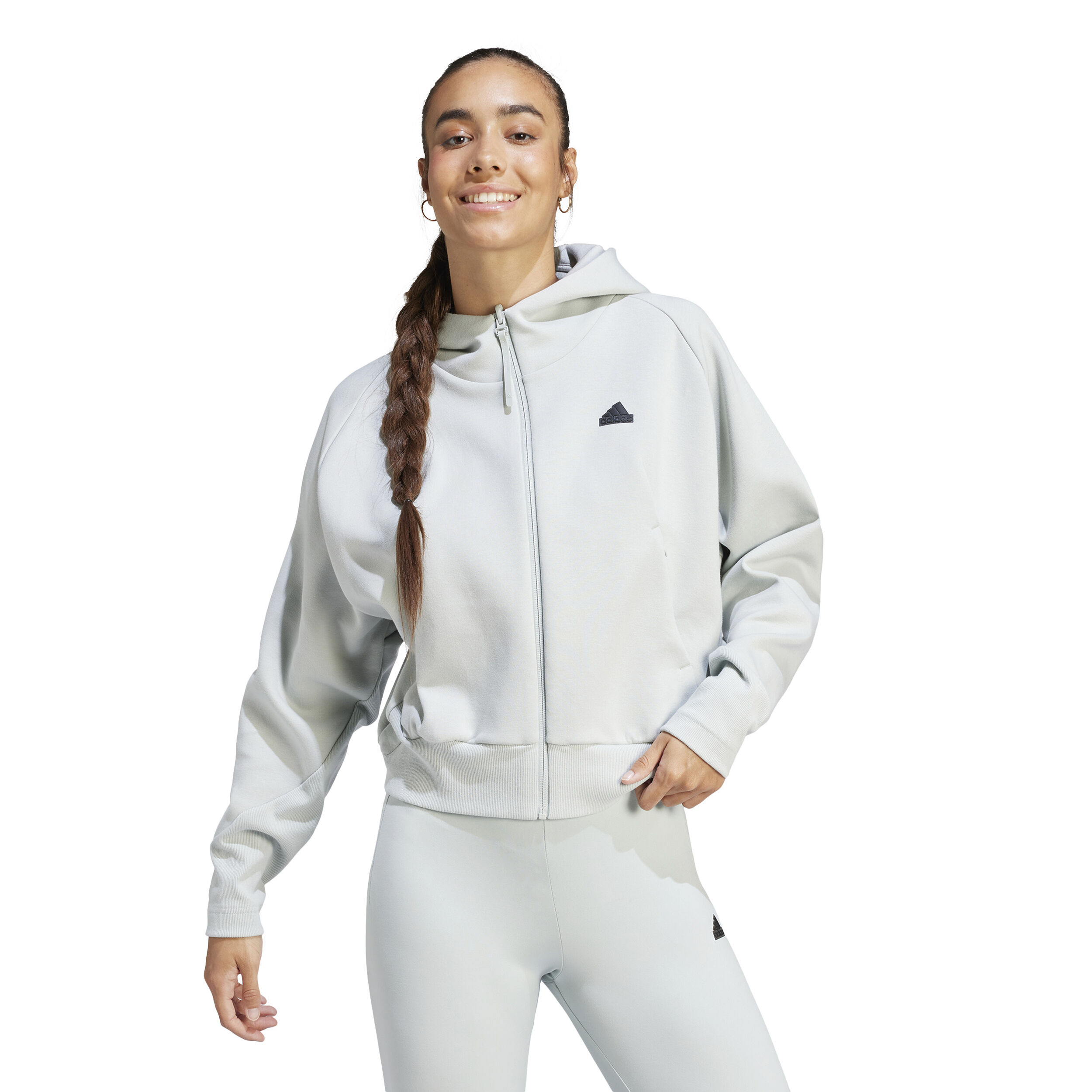Felpa adidas argento hot sale