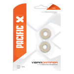 Accessori per racchette Pacific Pacific Vibra Damper Antivibrazioni Confezione Da 2-Bianco