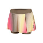 Abbigliamento BIDI BADU BIDI BADU Spectrum Printed Wavy Gonna Donna-Marrone,Giallo