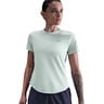 Swift Tee Camicia da corsa Donna-oliva, argento