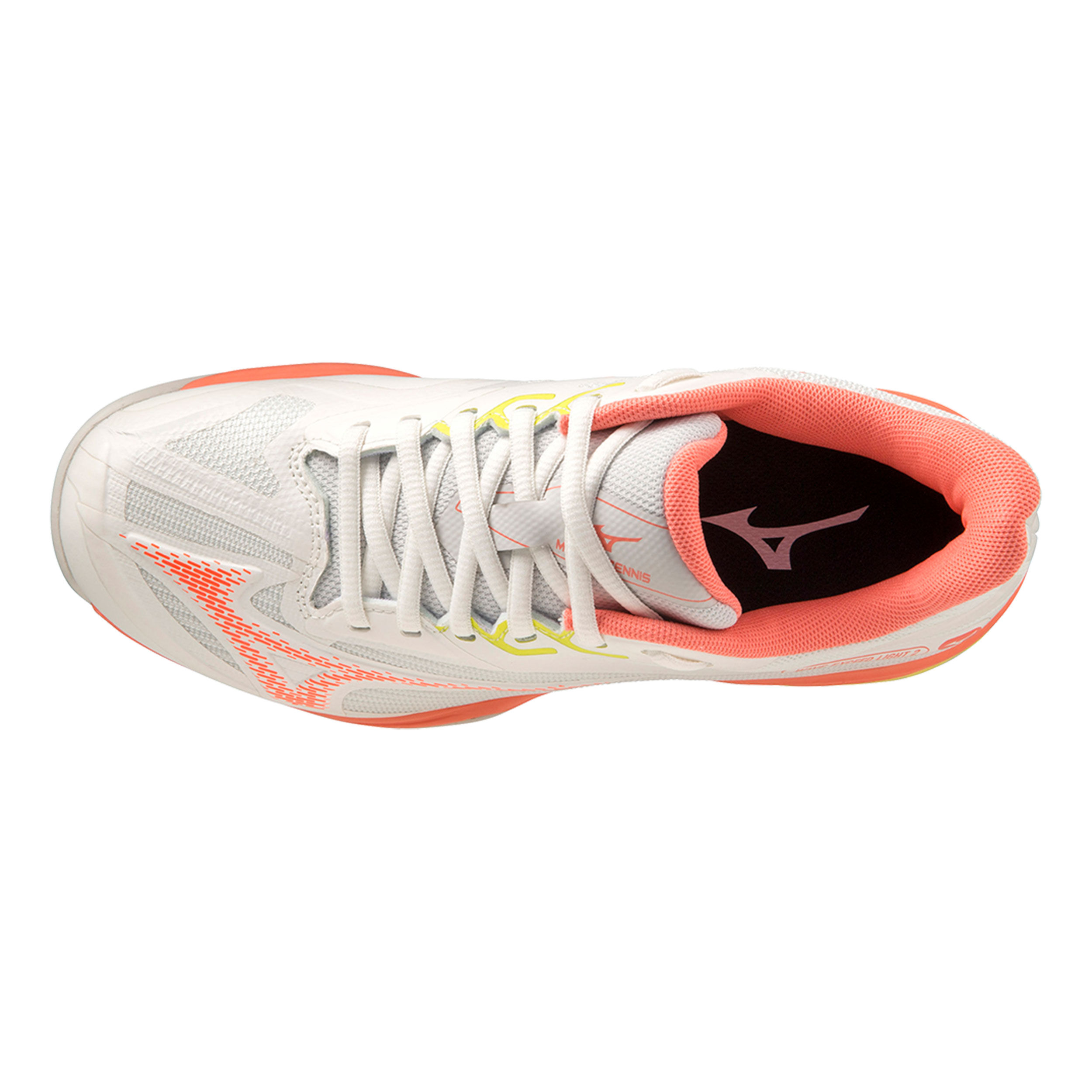 Buy Mizuno Wave Exceed Light 2 CLAY Scarpa Per Terra Rossa Donna Bianco Corallo online Tennis Point IT