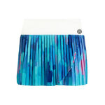 Abbigliamento BIDI BADU BIDI BADU Lowey Tech Plissee Gonna Donna-Bianco,Blu Chiaro