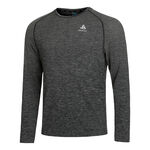 Abbigliamento Odlo Odlo Crew Neck Essential Seamless Manica Lunga Uomini-Grigio