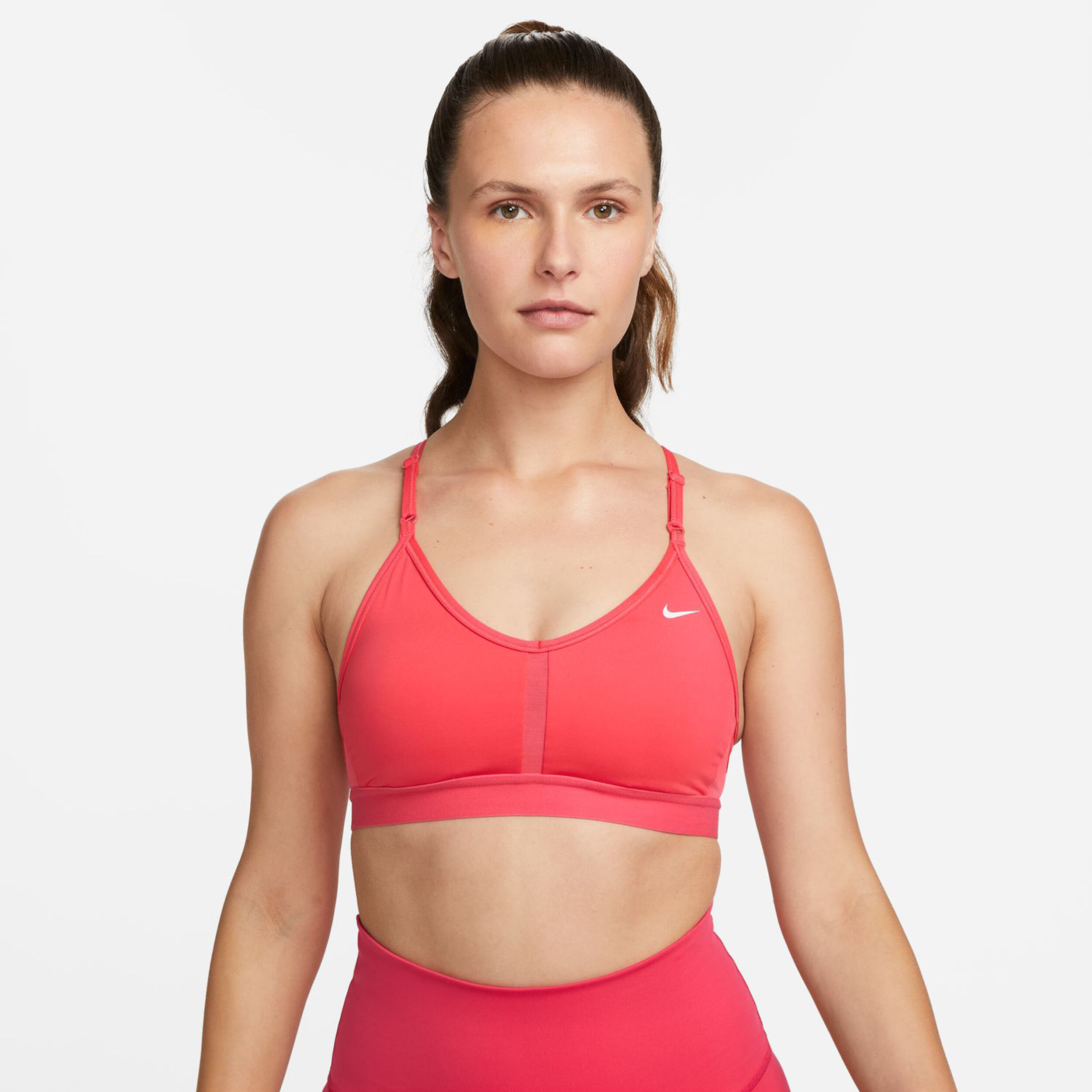 Buy Nike Indy Neck Light Support Reggiseni Sportivi Donna Corallo online Tennis Point IT
