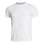 Abbigliamento Under Armour Under Armour Seamless Stride Camicia Da Corsa Uomini-Bianco