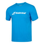Abbigliamento Babolat Babolat Exercise Maglietta Uomini - turchese, bianco