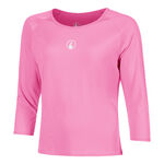 Abbigliamento Quiet Please Quiet Please Crush Mixed Manica lunga Donna-rosa, bianco