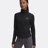 Motion Half-Zip Manica Lunga Donna-Nero