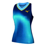Abbigliamento Mizuno Mizuno Frontier Canottiera Donna-Blu,Multicolore