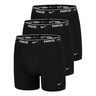 Essential Cotton Stretch Boxer Brief Boxer - Confezione da 3 Uomini-nero, nero