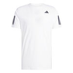 Abbigliamento da tennis adidas adidas Club 3Stripes Maglietta Uomini-bianco