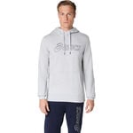 Abbigliamento ASICS ASICS Logo Oth Felpa Con Cappuccio Uomini-Grigio Chiaro