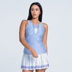 Abbigliamento Lucky in Love Lucky in Love Love On Top Canottiera Donna-Blu Chiaro