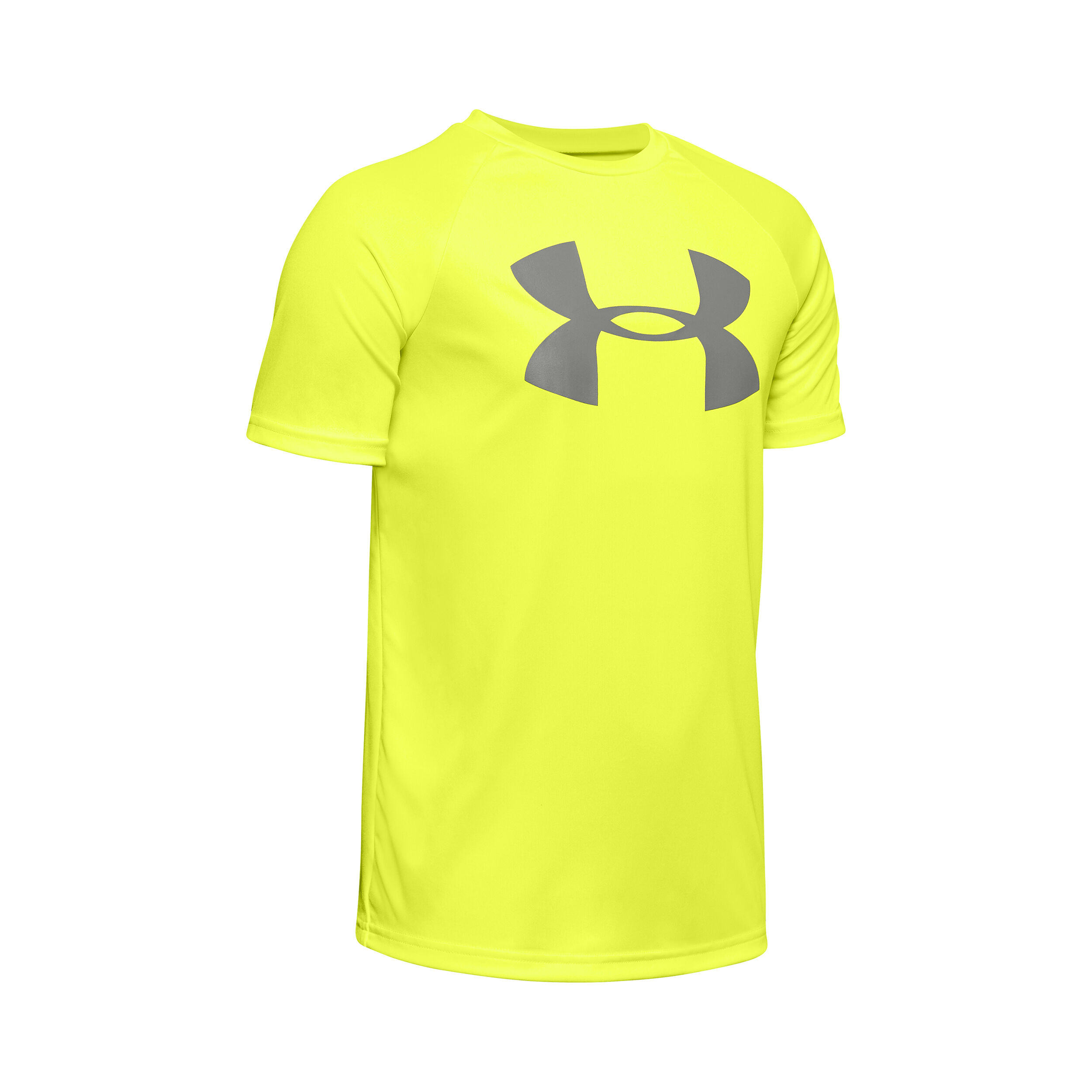 Buy Under Armour Tech Big Logo Maglietta Ragazzi Giallo Neon Grigio online Tennis Point IT
