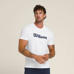 Abbigliamento Wilson Wilson Easy Street Maglietta Uomini-Bianco