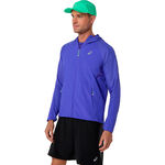 Abbigliamento ASICS ASICS Road Packable Jacket Giacca da corsa Uomini-blu, verde