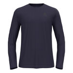Abbigliamento Odlo Odlo Zeroweight Chill-Tec Camicia da corsa Uomini-blu scuro