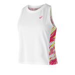 Abbigliamento ASICS ASICS Color Injection Canottiera Donna - bianco, rosa