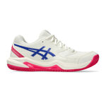 Scarpe da tennis ASICS ASICS Gel-Dedicate 8 Scarpa Per Terra Rossa Donna-Crema,Blu Scuro