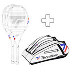 Confezione Di Racchette Tecnifibre 2x TFIGHT 285 plus Schlägertasche