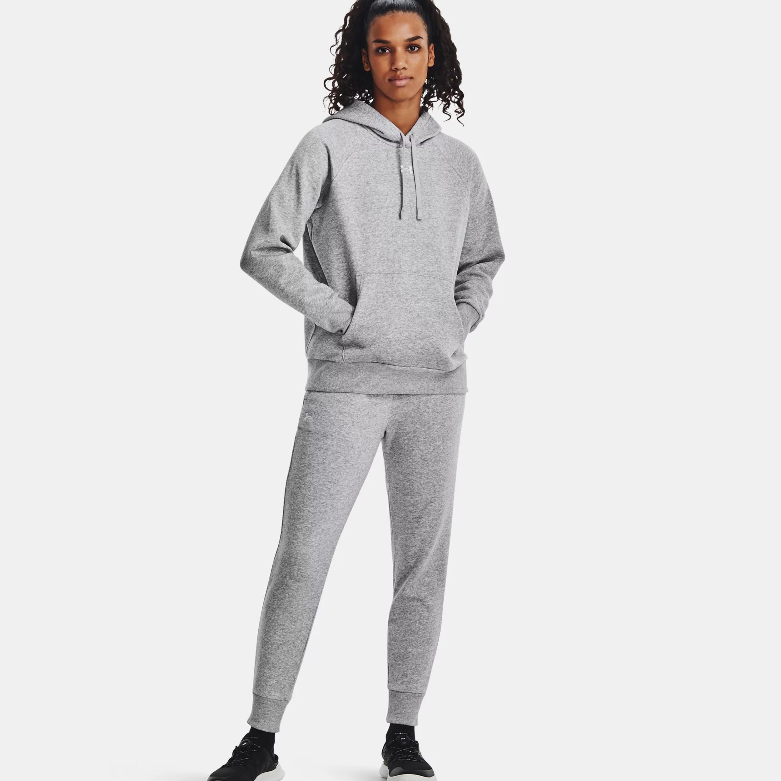 Buy Under Armour Rival Felpa Con Cappuccio Donna Grigio online Tennis Point IT