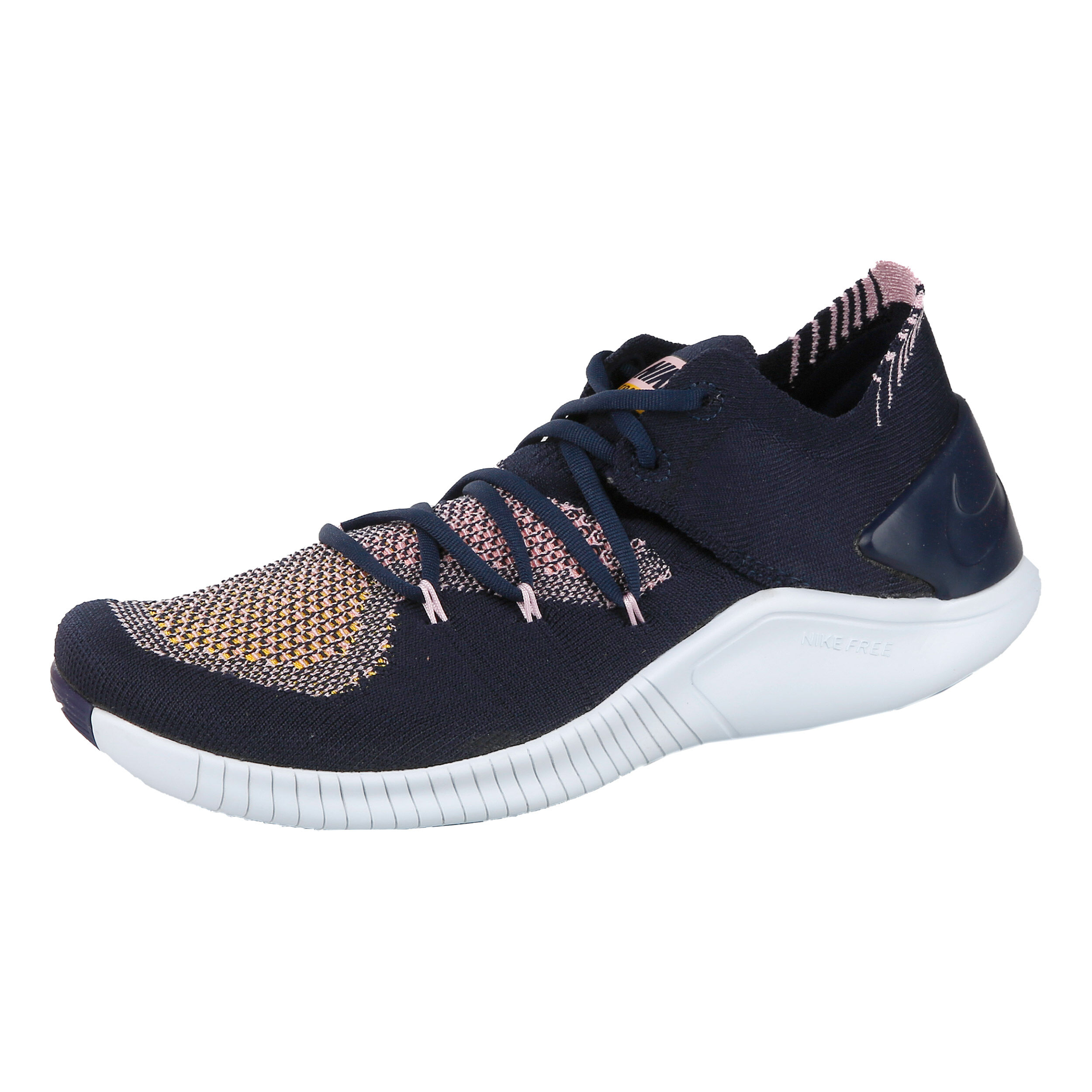 Buy Nike Free Flyknit 3 Scarpa Da Fitness Donna Blu Scuro Arancione online Tennis Point IT