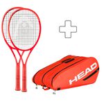 Confezione Di Racchette HEAD 2x Radical Team 2025 plus Schlägertasche