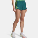 Abbigliamento Under Armour Under Armour Tech Play Up Pantaloncini Donna-verde, verde