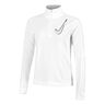Swoosh Half-Zip Camicia da corsa Donna - bianco, 