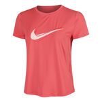 Abbigliamento Nike Nike One Swoosh Camicia da corsa Donna - corallo, 