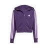 3Stripes Full-Zip Crop Giacca da allenamento Ragazze - viola, lilla