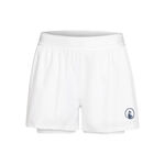 Abbigliamento Quiet Please Quiet Please Point 2in1 Pantaloncini Donna-Bianco,Blu Scuro