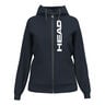 Club Original Full Zip Felpa Donna-Blu Scuro