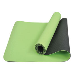 Yogamatte 4mm grau/grün
