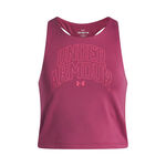 Abbigliamento Under Armour Under Armour Motion Branded Canottiera Ragazze-Rosa