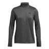 Tech 1/2 Zip Manica Lunga Donna-Grigio