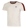 Stripes Jascha 2 Maglietta Uomini-Bianco,Rosso Scuro