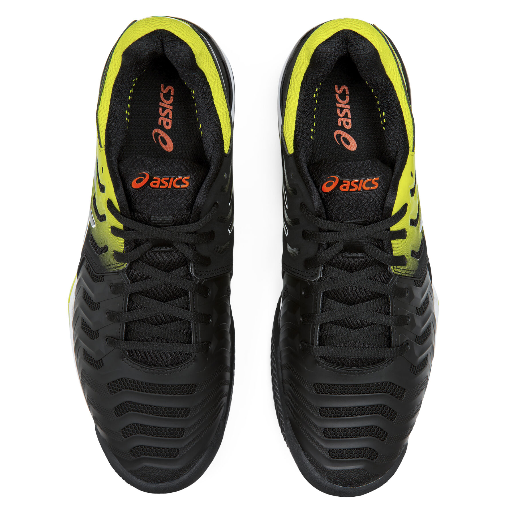 Buy ASICS Gel Resolution 7 Clay Scarpa Per Terra Rossa Uomini Nero Giallo online Tennis Point IT