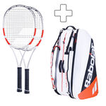 Confezione Di Racchette Babolat 2x Pure Strike 100 16/20 plus Schlägertasche
