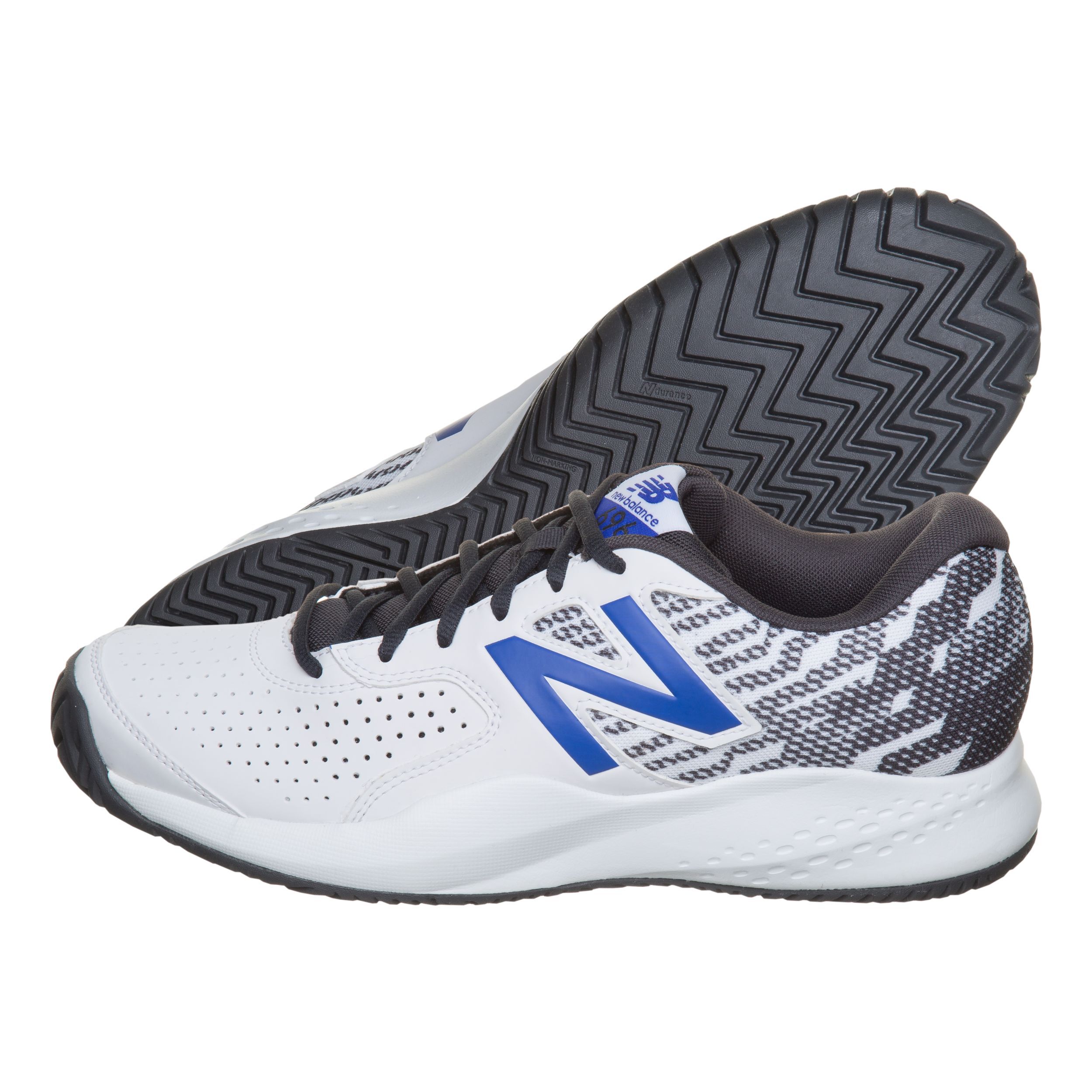 696 V3 Scarpa Per Tutte Le Superfici Uomini Bianco Nero