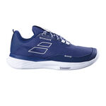 Scarpe da tennis Babolat Babolat Sfx Evo Carpet Scarpa Per Tappeto Uomini-Blu Scuro,Bianco